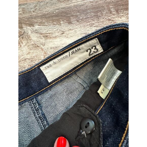 Rag & Bone HIgh RIse Lace up denim shorts sz 23 - Picture 2 of 9